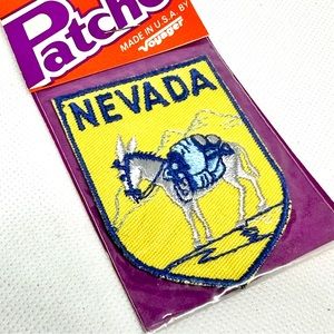 Vintage Voyager Patch Nevada with mule